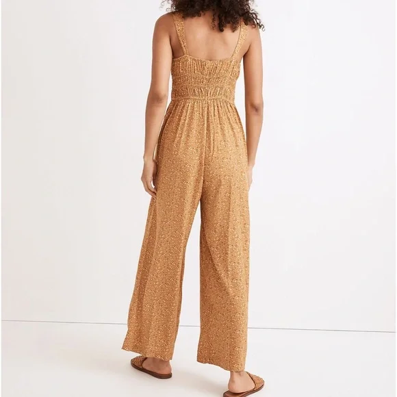 Madewell Sophia floral wide-leg jumpsuit - Picture 3 of 7